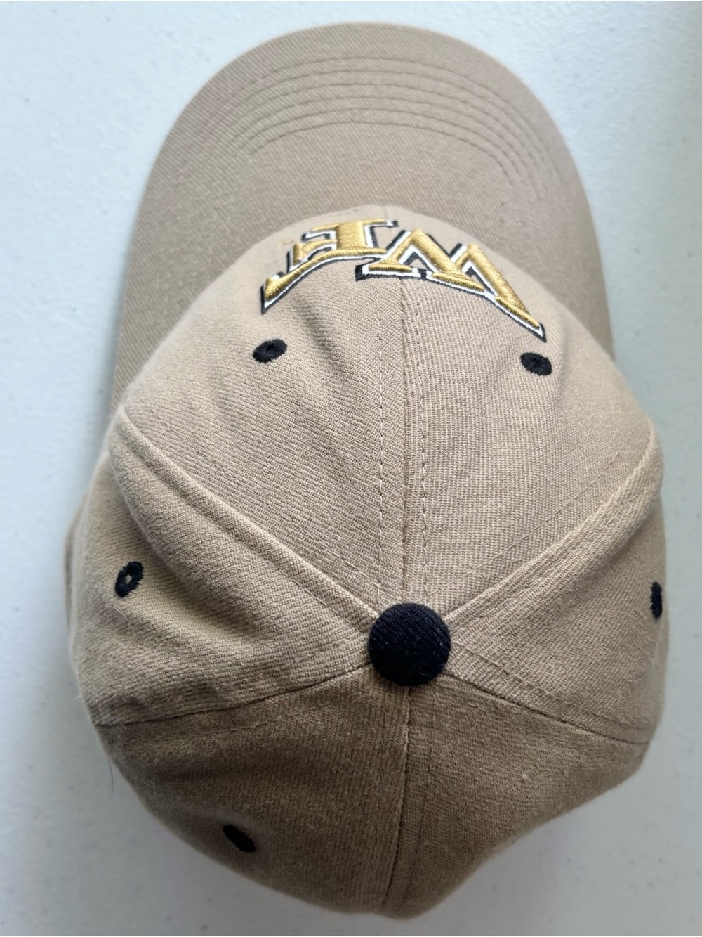 🎒BTS SALE📚 Wake Forest Demon Deacons WF Stretch Fit Hat Top Of The World One F - Picture 6 of 11